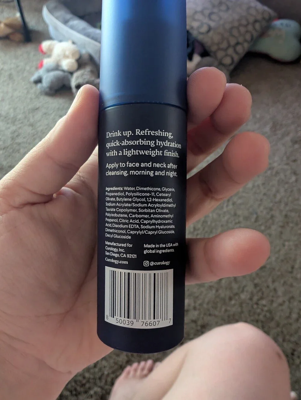 Curology Blue Gel Moisturizer - Lightweight Daily Hydration